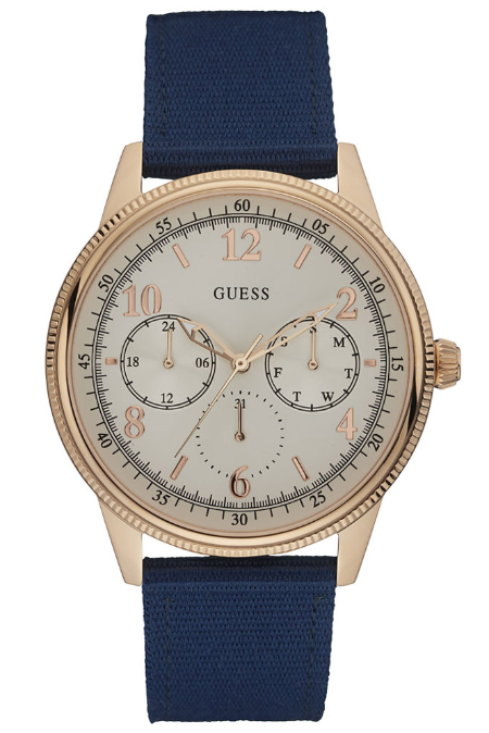 RUCNI SAT GUESS Aviator W0863G4 Silver Group