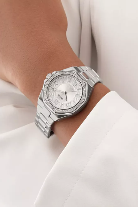 RUCNI SAT GUESS Contessa GW0877L1 Silver Group