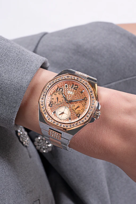 RUCNI SAT GUESS Empire GW0777L3 Silver Group