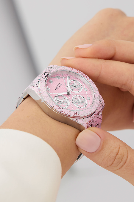 RUCNI SAT GUESS Gemma GW0986L1 Silver Group