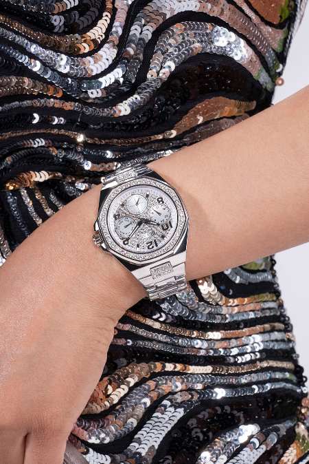 RUCNI SAT GUESS LADY EMPIRE GW0777L1 Silver Group