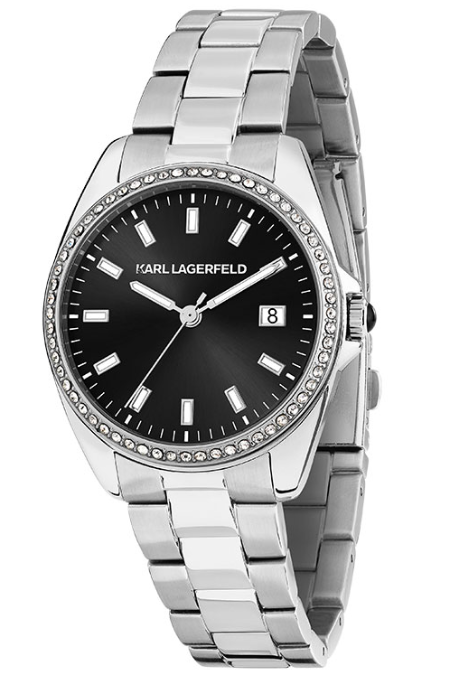 RUCNI SAT KARL LAGERFELD ROUND ESSENTIALS R0553101511 Silver Group