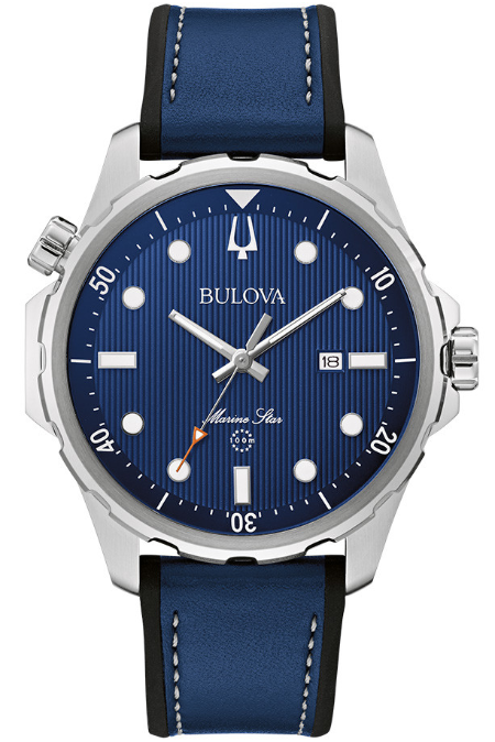 RUCNI SAT Marine Star BULOVA 96B419 Silver Group