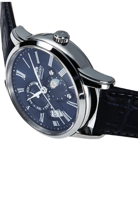 RUCNI SAT ORIENT Automatic Sun & Moon RA-AK0011D30B Silver Group