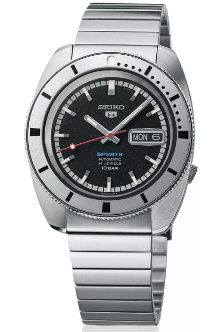 RUCNI SAT SEIKO 5 SPORT Limited edition SRPL05K1 Silver Group