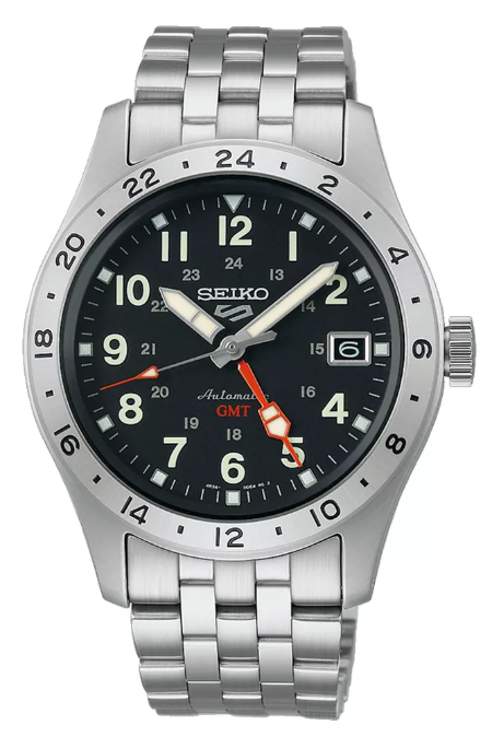 RUCNI SAT SEIKO 5 Sports GMT SSK023K1 Silver Group