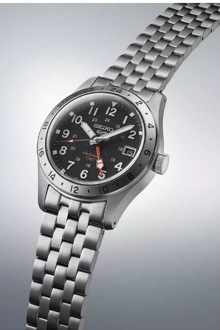 RUCNI SAT SEIKO 5 Sports GMT SSK023K1 Silver Group
