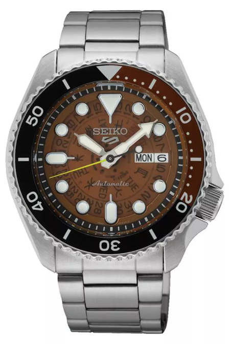 RUCNI SAT SEIKO 5 Sports SKX Skeleton SRPJ47K1 Silver Group