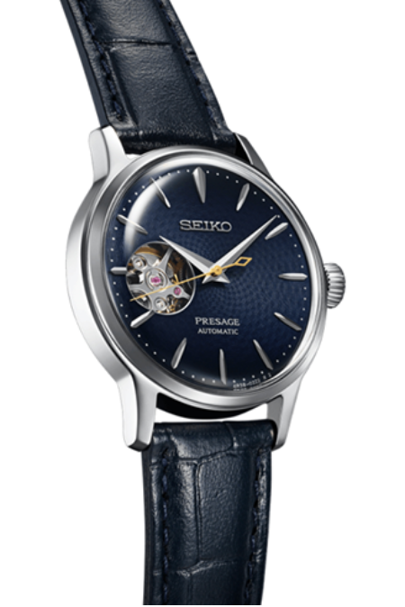 RUCNI SAT SEIKO Presage Cocktail Time Blue Moon SSA405J1 Silver Group