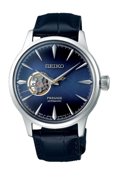 RUCNI SAT SEIKO Presage Cocktail Time Blue Moon SSA405J1 Silver Group