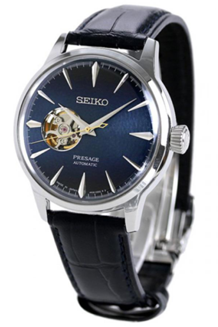 RUCNI SAT SEIKO Presage Cocktail Time Blue Moon SSA405J1 Silver Group