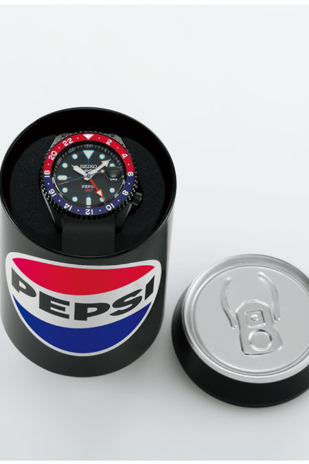 RUCNI SAT SEIKO 5 SPORT GMT Pepsi SSK047K1 Silver Group