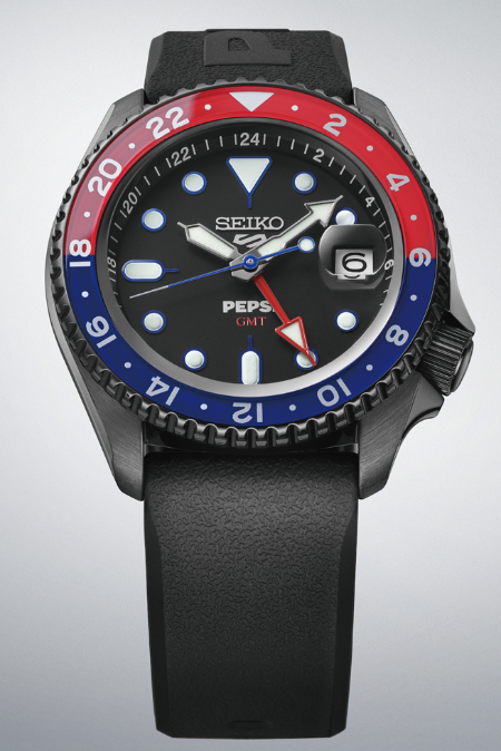 RUCNI SAT SEIKO 5 SPORT GMT Pepsi SSK047K1 Silver Group