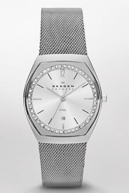 RUCNI SAT SKAGEN ASTA STEEL MESH SKW2049 Silver Group