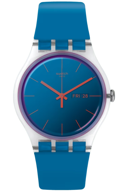 RUCNI SAT SWATCH POLABLUE SO29K702 Silver Group