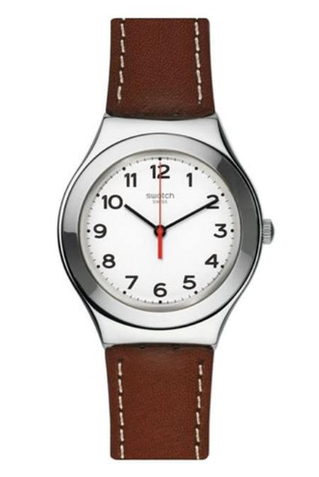 RUCNI SAT SWATCH IRONY BIG CLASSIC- STRICTLY SILVER YGS131 Silver Group