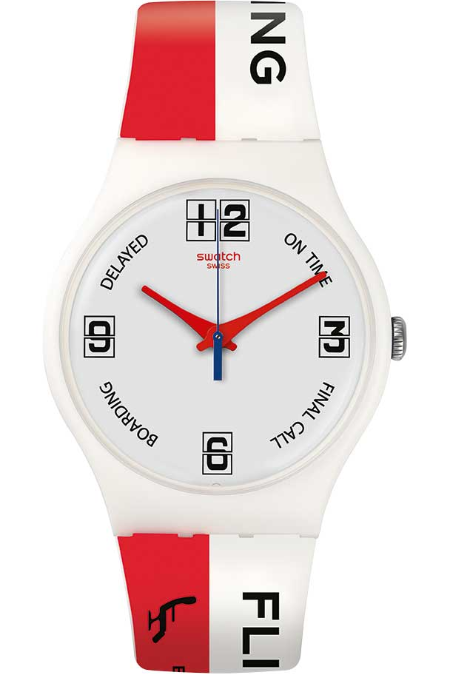 RUCNI SAT SWATCH NEW GENT ORIGINALS - GO TO GATE SUOW141 Silver Group