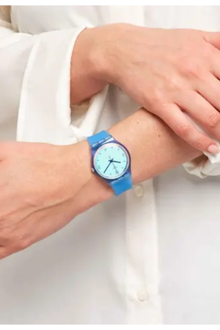 RUCNI SAT SWATCH Swan Ocean unisex ručni sat GS165 Silver Group