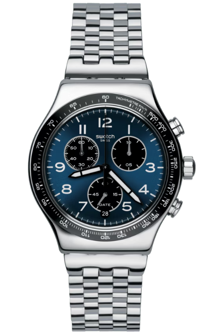 RUCNI SAT SWATCH BOXENGASSE YVS423GC Silver Group