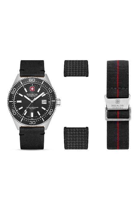 RUCNI SAT SWISS MILITARY HANOWA NOMAD SMWGB0004901 Silver Group