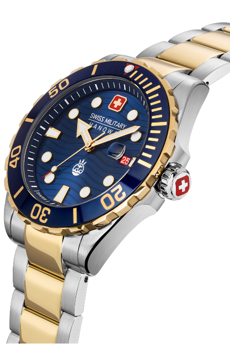 RUCNI SAT SWISS MILITARY HANOWA OFFSHORE DIVER II SMWGH2200360 Silver Group