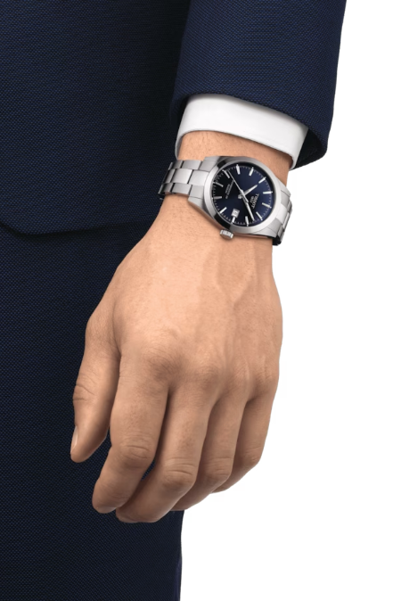 RUCNI SAT TISSOT Gentleman Powermatic 80 Silicium T127.407.11.041.00  Silver Group