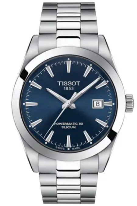RUCNI SAT TISSOT Gentleman Powermatic 80 Silicium T127.407.11.041.00  Silver Group