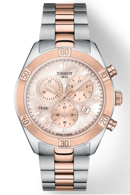 RUCNI SAT TISSOT PR 100 SPORT CHIC CHRONOGRAPH T101.917.22.151.00