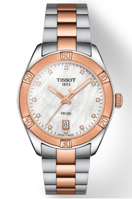 RUCNI SAT TISSOT PR 100 SPORT CHIC T101.910.22.116.00 Silver Group