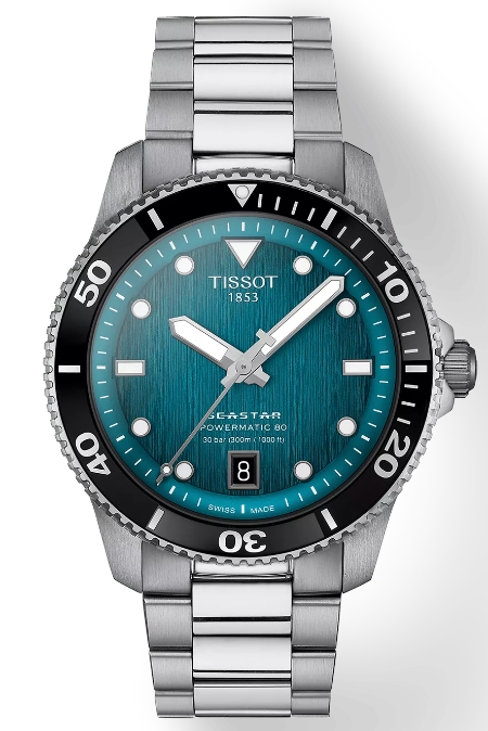 RUCNI SAT TISSOT Seastar 1000 Powermatic 80 T120.807.11.091.00 Silver Group
