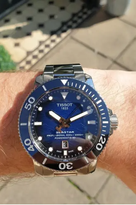 RUCNI SAT TISSOT Seastar 2000 Professional Powermatic T120.607.11.041.01 Silver Group