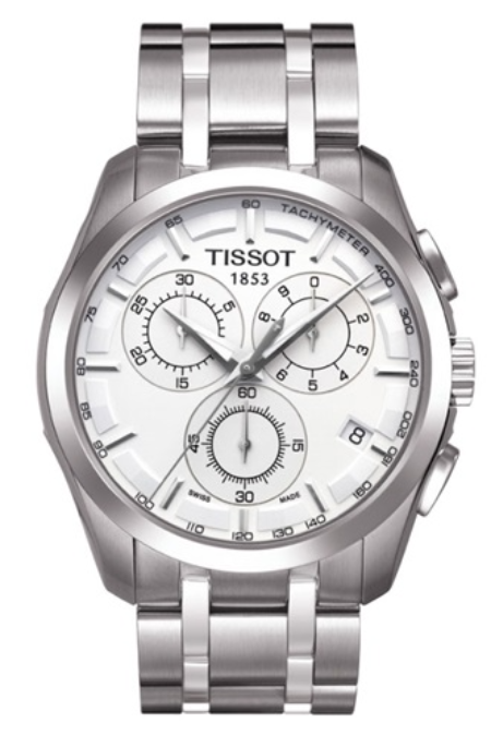 RUCNI SAT TISSOT T-Classic, Tissot Couturier Chronograph Quartz T035.617.11.051 Silver Group