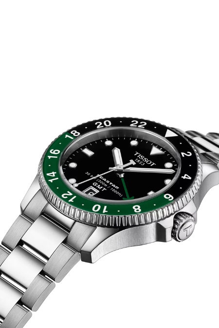 RUCNI SAT TISSOT Seastar 1000 GMT T120.852.11.051.00 Silver Group