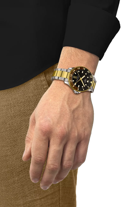 RUCNI SAT TISSOT  Seastar 1000 GMT T120.852.22.051.00 Silver Group