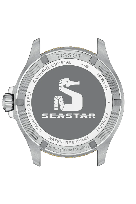 RUCNI SAT TISSOT  Seastar 1000 GMT T120.852.22.051.00 Silver Group