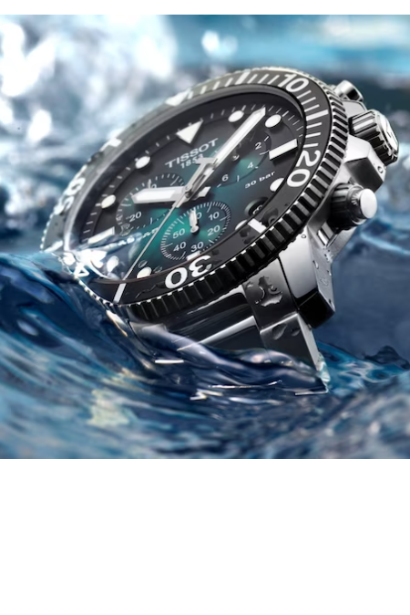 RUCNI SAT TISSOT  Seastar 1000 Quartz Chronograph T120.417.11.091.01 Silver Group