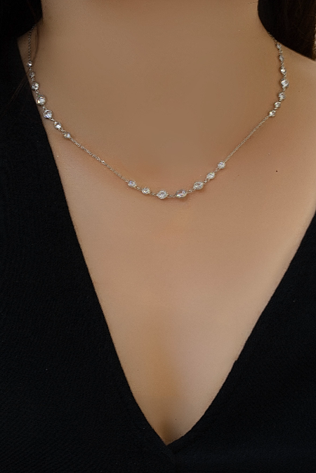 SREBRNI NAKIT - ogrlica GS00500-3.70 Silver Group