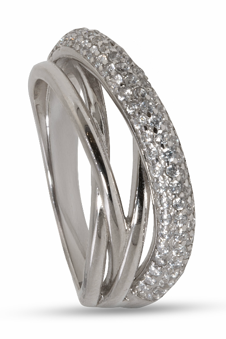 SREBRNI NAKIT - prsten GS00325-5.80 Silver Group
