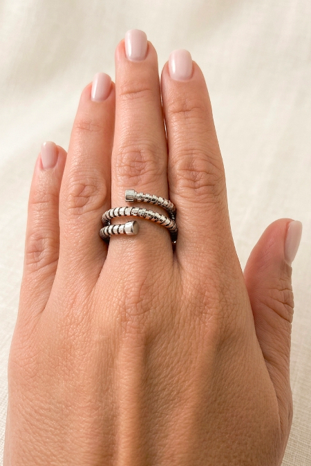 SREBRNI NAKIT - prsten GS00450-5.60 Silver Group