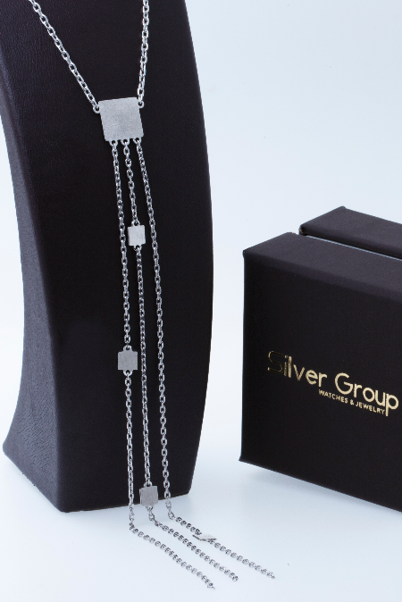SREBRNI NAKIT ogrlica GS00300-6.7 Silver Group