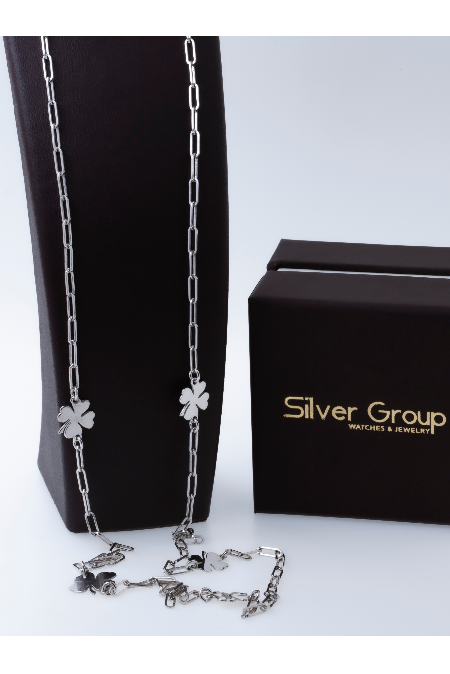 SREBRNI NAKIT ogrlica GS00350-8.10 Silver Group