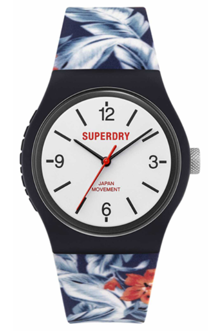 SYG298U SUPERDRY Urban Tropical Floral ženski ručni sat Silver Group