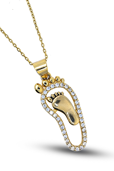 ZLATNI NAKIT 585 OGRLICA ZLA7500-2.35 Silver Group