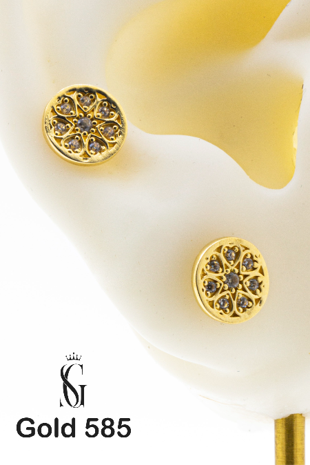 ZLATNI NAKIT 585 MINĐUŠE ZLA7500-1.35 Silver Group