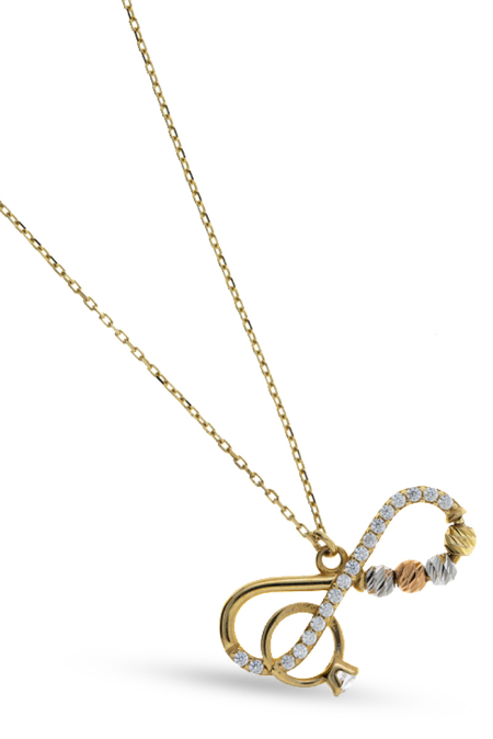 ZLATNI NAKIT 585 OGRLICA ZLA7500-2.05 Silver Group