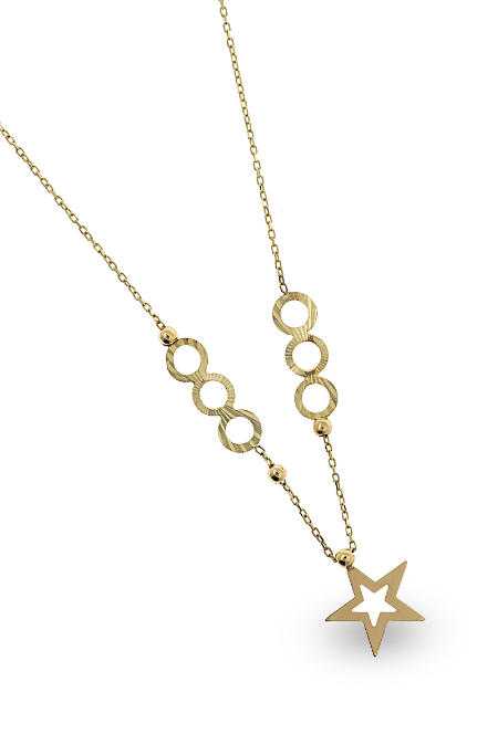 ZLATNI NAKIT 585 OGRLICA ZLA7500-2.50 Silver Group