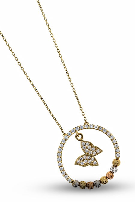 ZLATNI NAKIT 585 OGRLICA ZLA7500-2.55 Silver Group