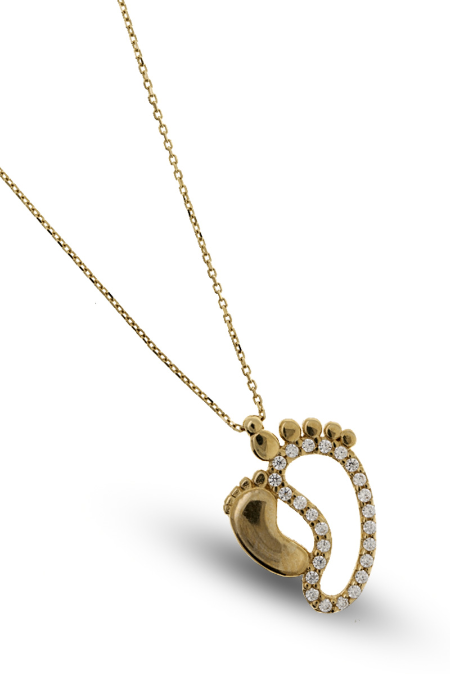 ZLATNI NAKIT 585 OGRLICA ZLA7500-2.70 Silver Group