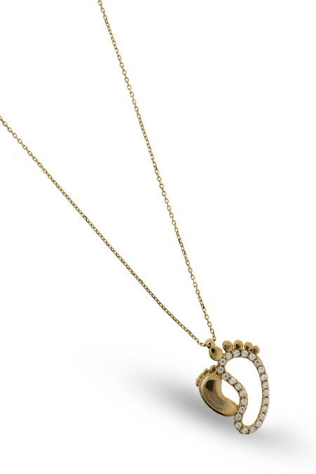 ZLATNI NAKIT 585 OGRLICA ZLA7500-2.70 Silver Group