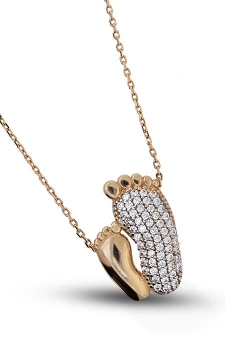 ZLATNI NAKIT 585 OGRLICA ZLA7500-2.80 Silver Group